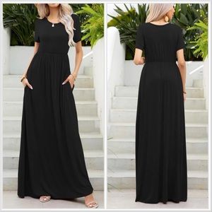 Pocket Maxi A-Line Dress